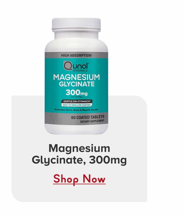 Magnesium Glycinate, 300mg