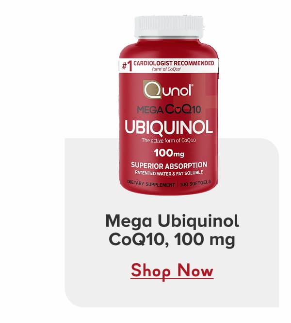 Mega Ubiquinol CoQ10, 100mg