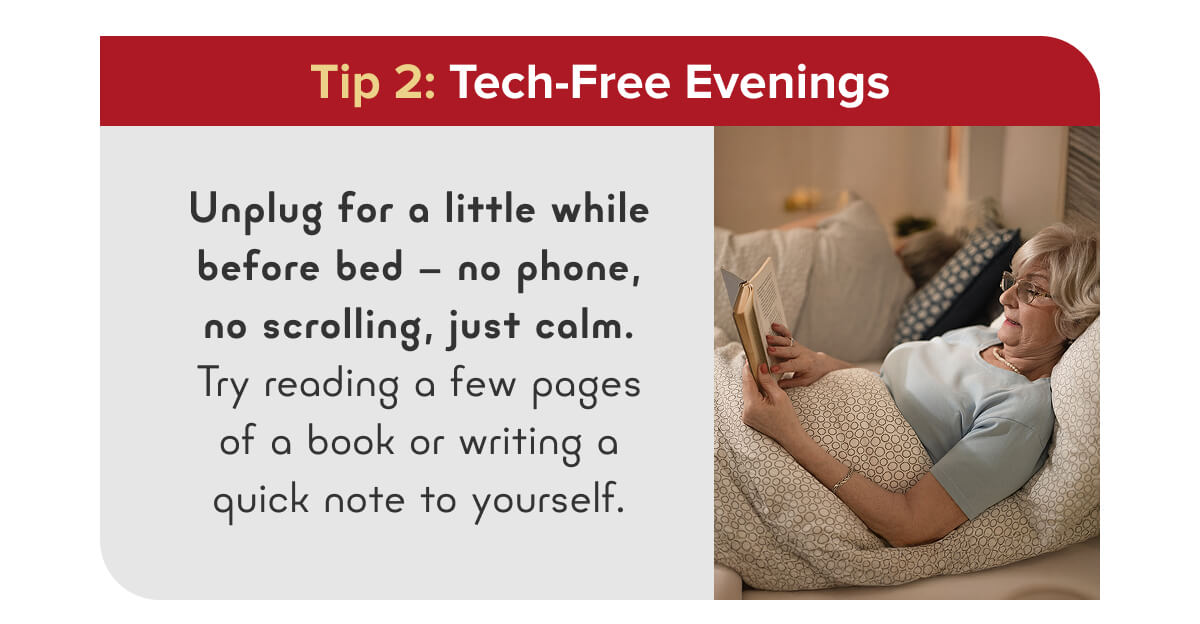 Tip 2: Tech-Free Evenings