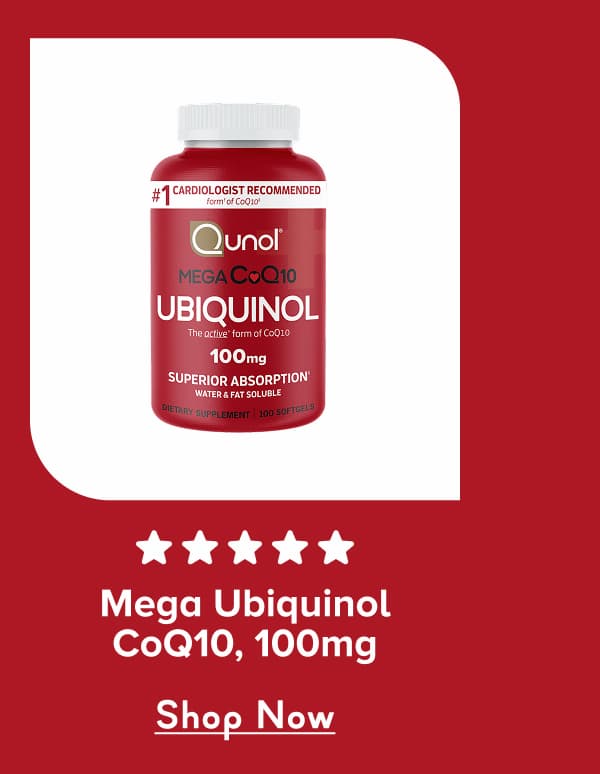 Mega Ubiquinol CoQ10, 100mg