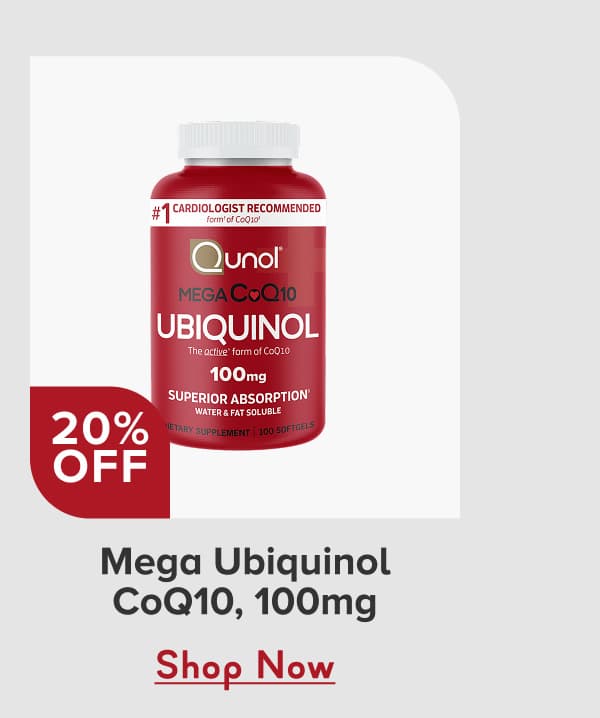 Mega Ubiquinol CoQ10, 100 mg
