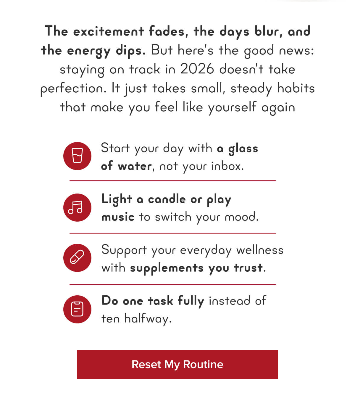Reset My Routine