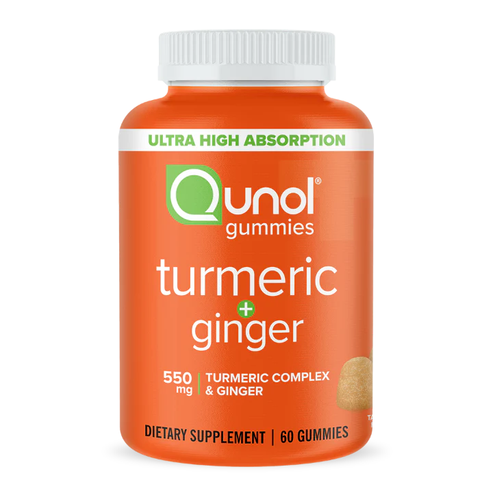 Image of Turmeric + Ginger Gummies, 550mg, Tangerine Flavor