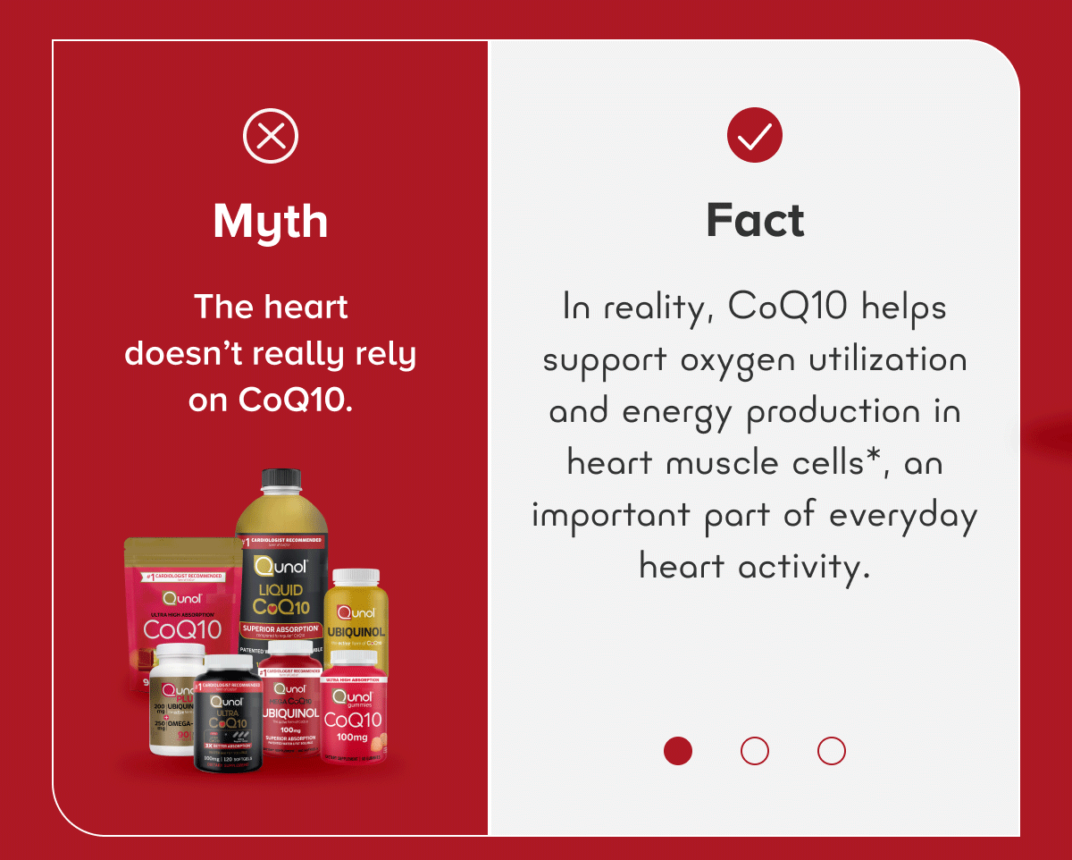 CoQ10: Myth vs Fact