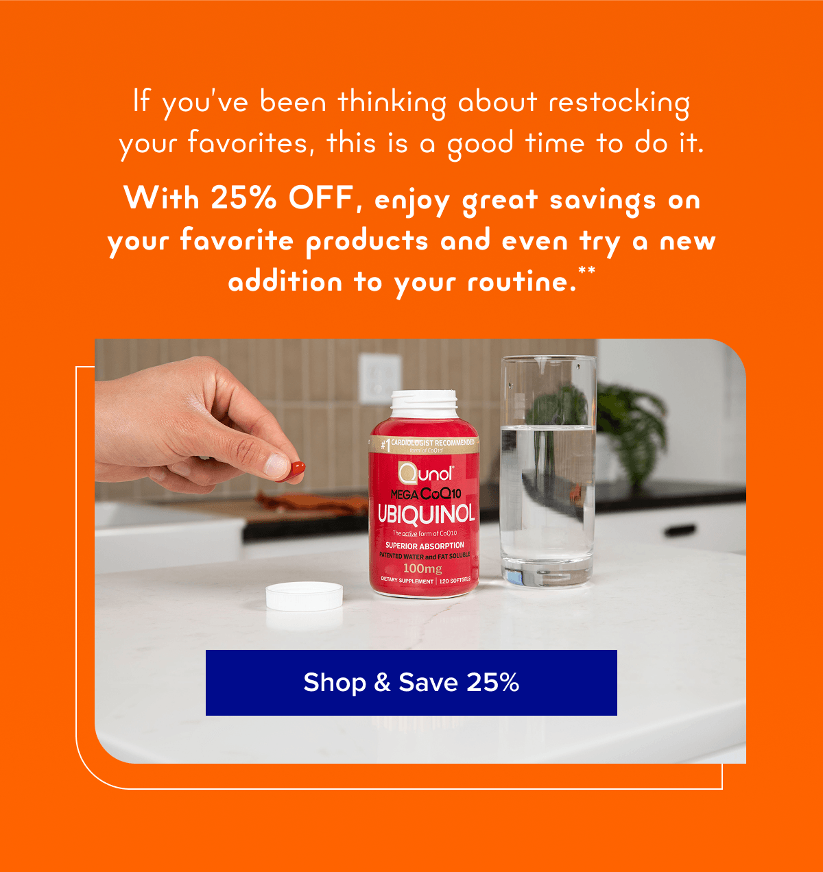Shop & Save 25%