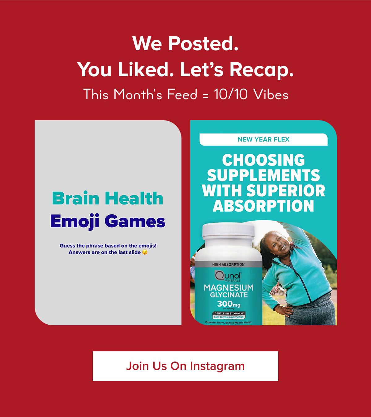 Join Us On Instagram