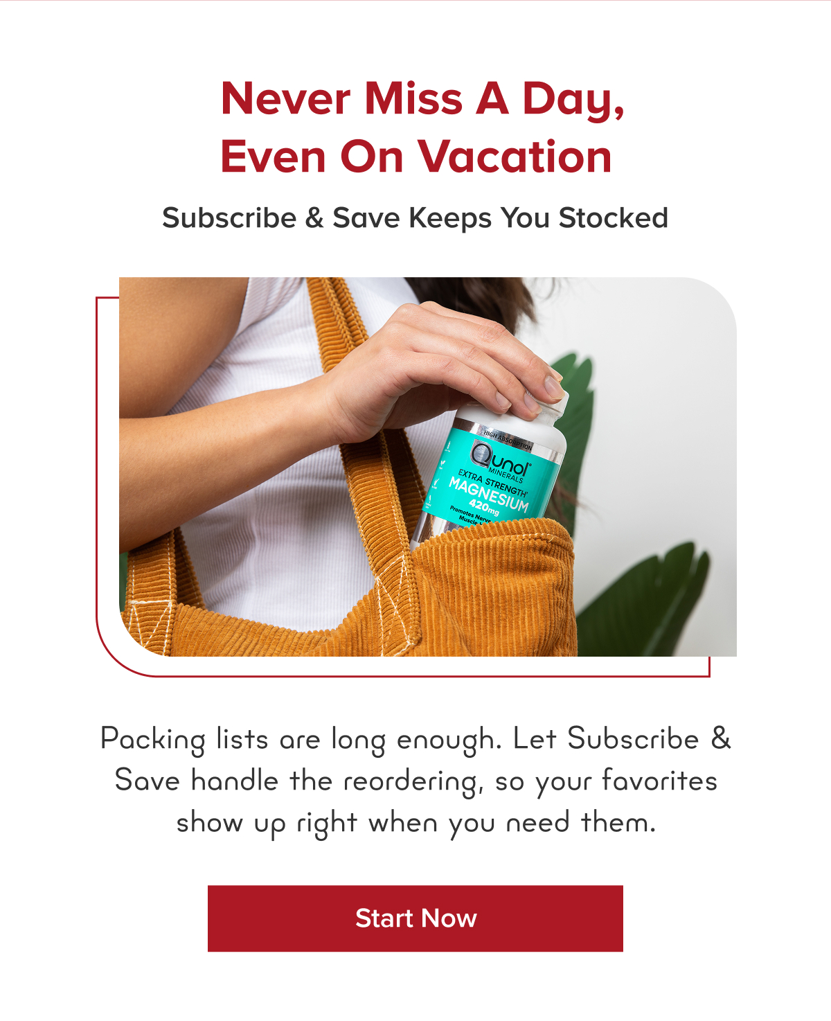 Never Miss A Day, Even On Vacation