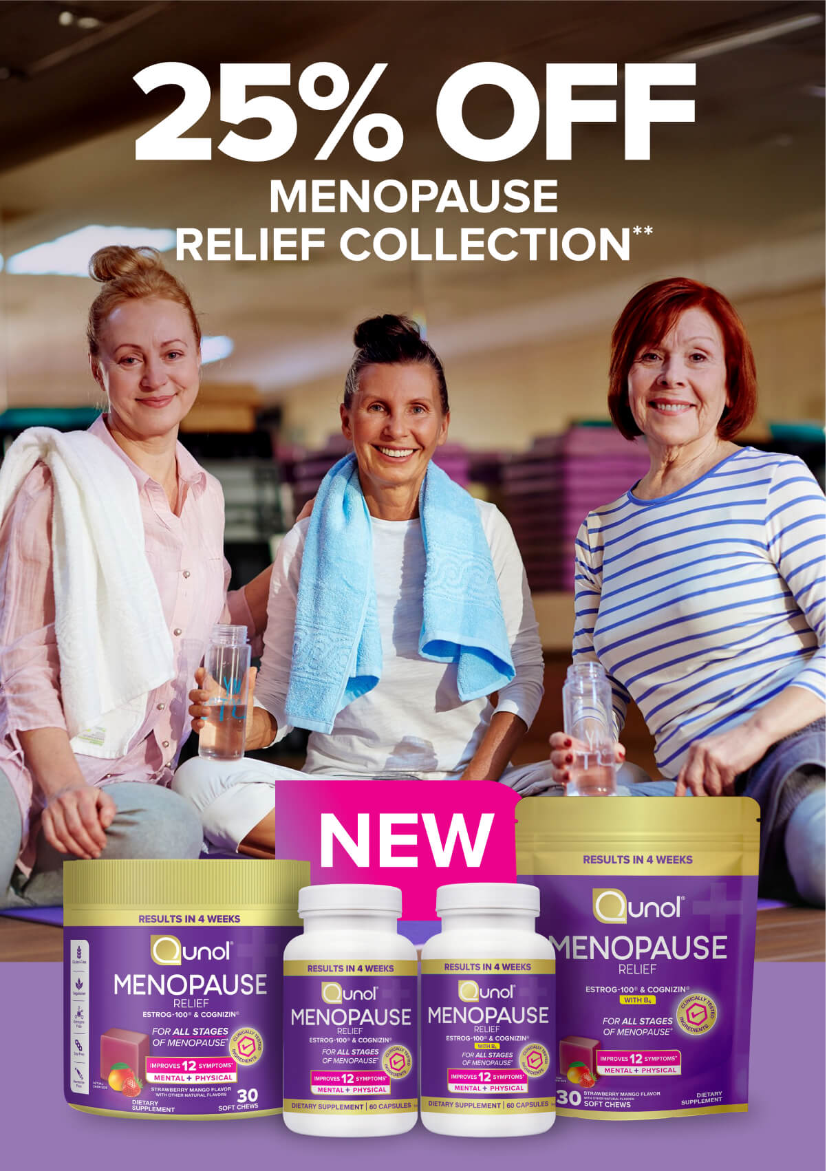 25% Off Menopause Relief Collection**