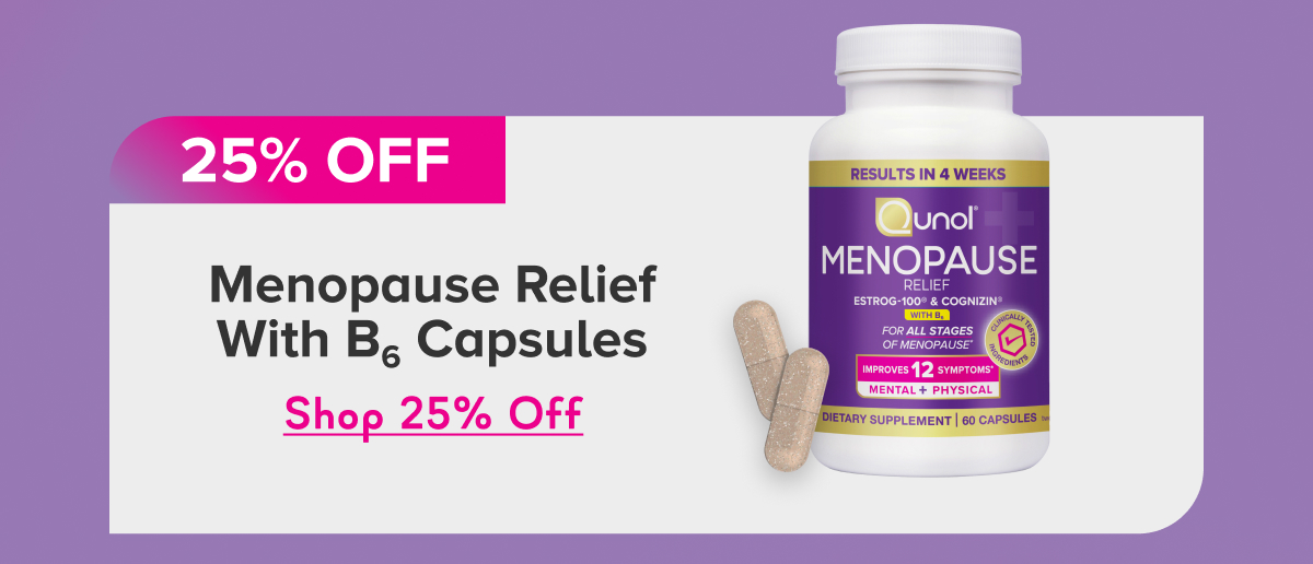 Menopause Relief With B6 Capsules