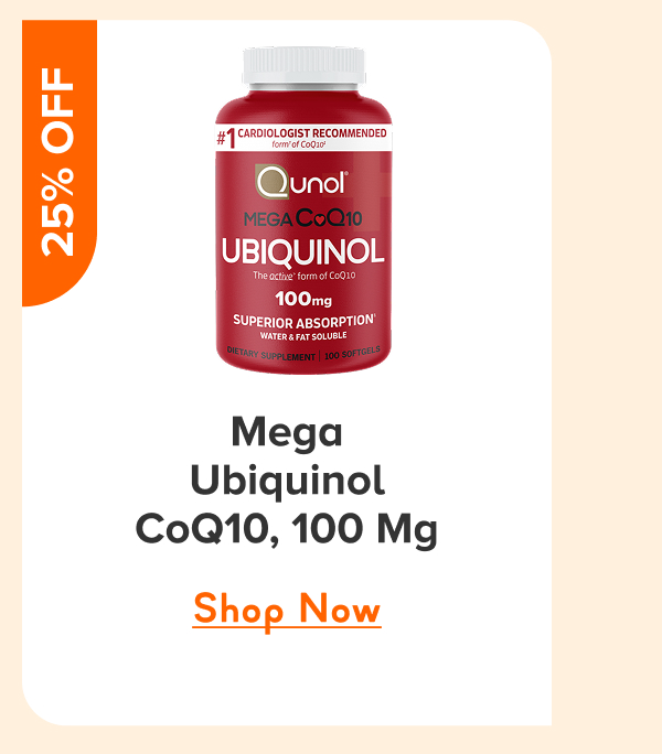 Mega Ubiquinol CoQ10, 100 mg