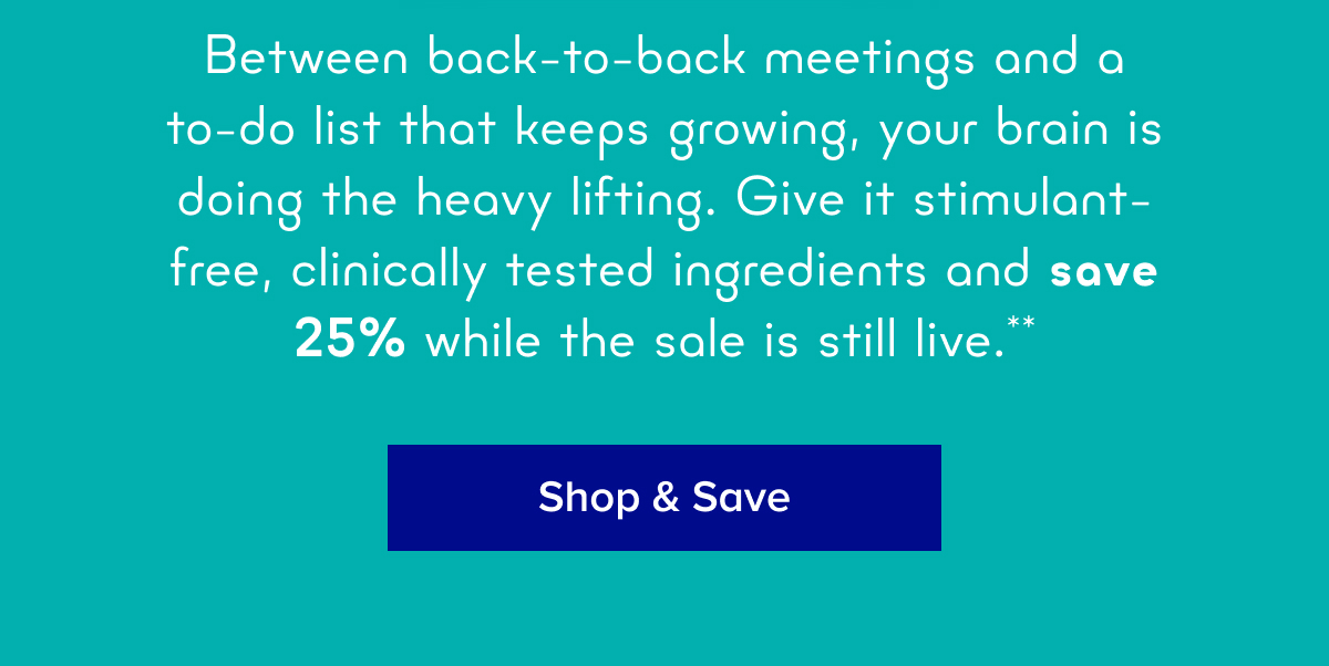25% OFF the Full Brain Health Collection**