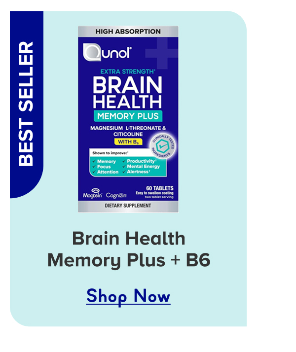 Brain Health Memory Plus + B6