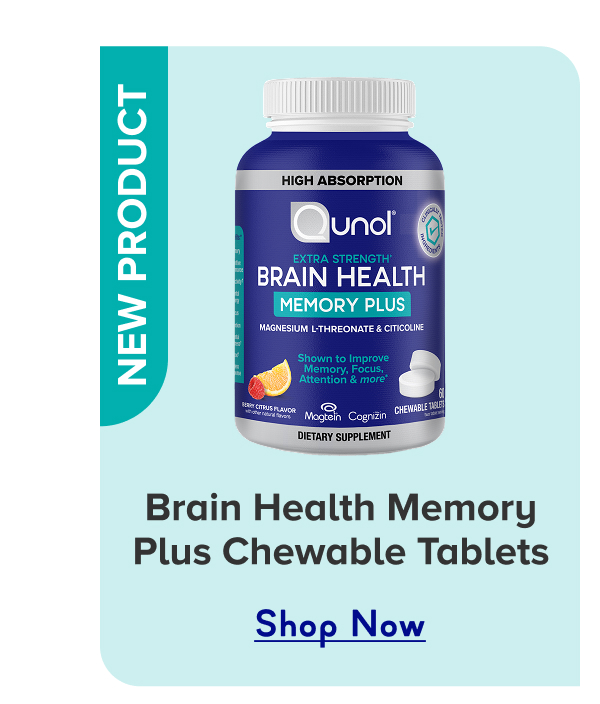 Brain Health Memory Plus Chewable Tablets NEW PRODUCT