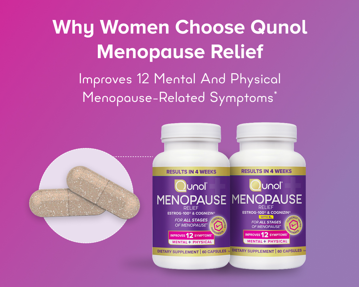 Why Women Choose Qunol Menopause Relief