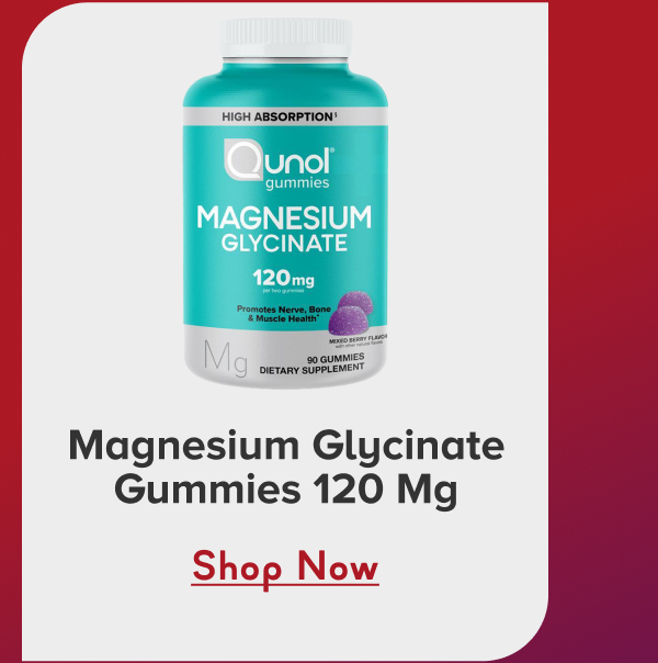 Magnesium Glycinate Gummies 120 mg