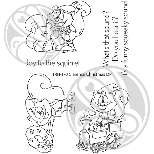 Clarence Christmas Stamp & Die Bundle