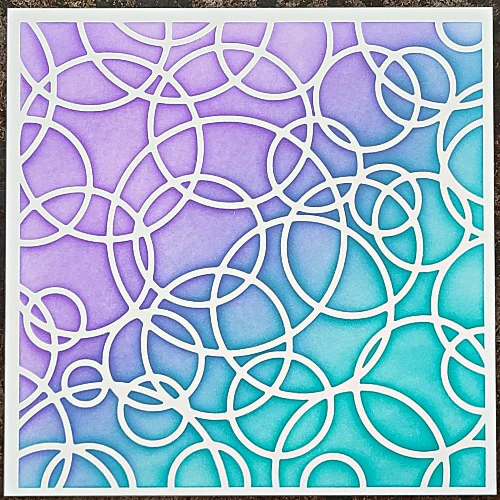 Overlapping Circles - 6x6 Stencil