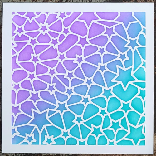 Connected by the Stars - 6x6 Stencil