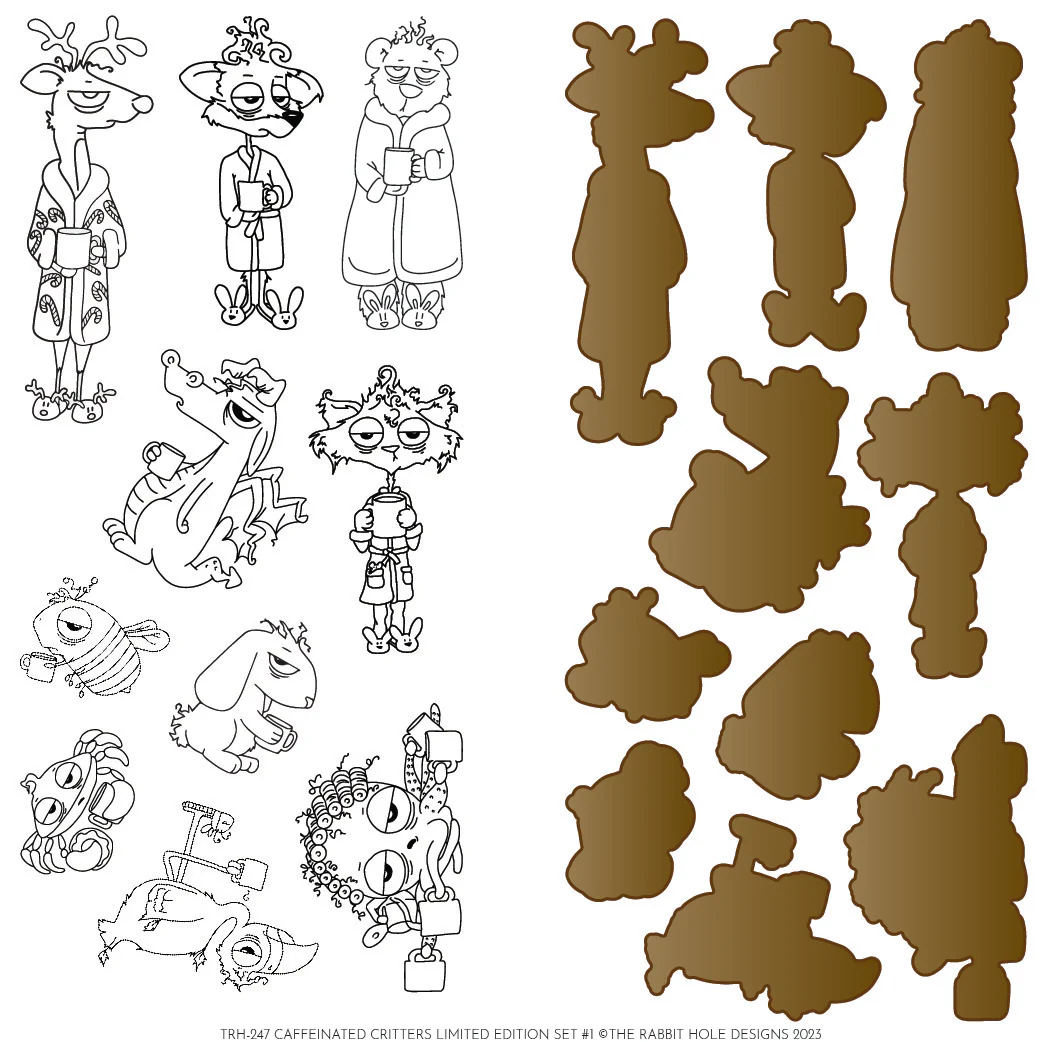 Caffeinated Critters - Limited Edition Set #1