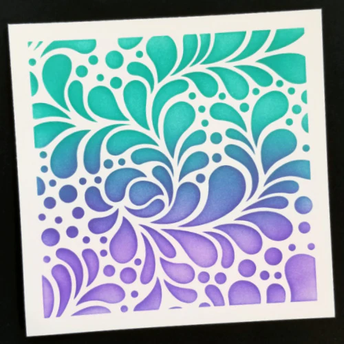 Splish Splash - 6x6 Stencil