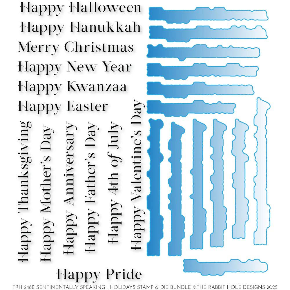 Sentimentally Speaking - Holidays Stamp & Dies Bundle