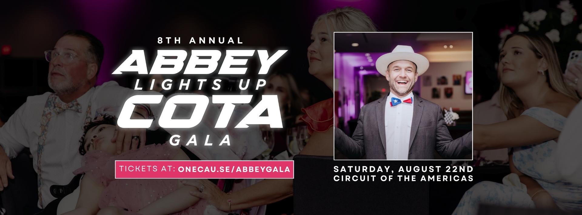Abbey Lights Up COTA Gala