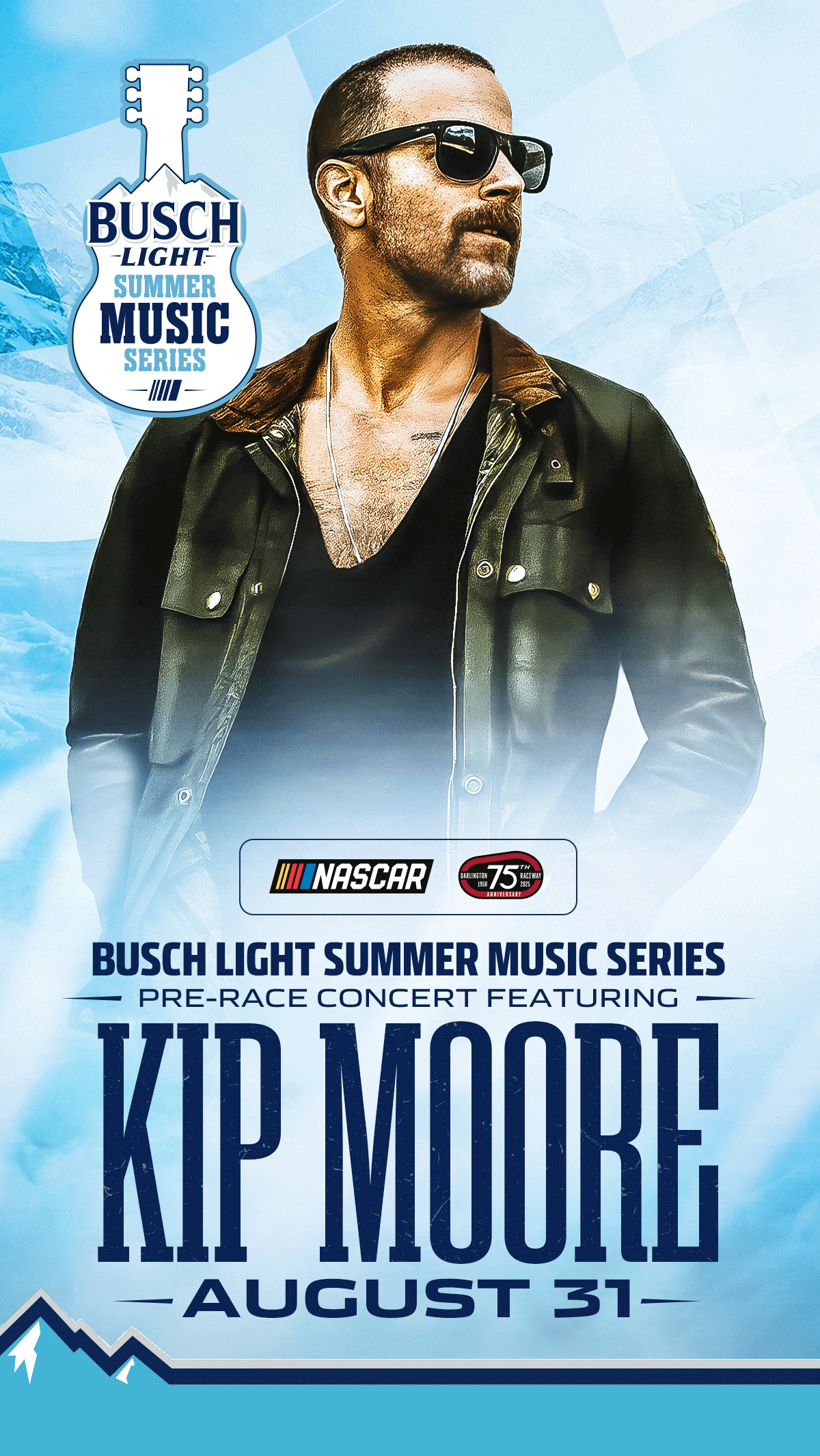 Busch Light Summer Music Series | Pre-Race Concert Featuring Kip Moore on August 31