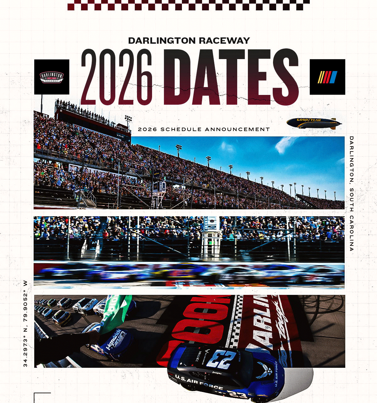 Darlington Raceway 2026 Dates
