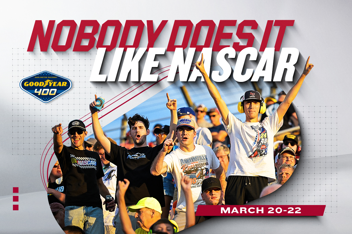 Nobody Does It Like NASCAR | Goodyear 400 | March 20-22