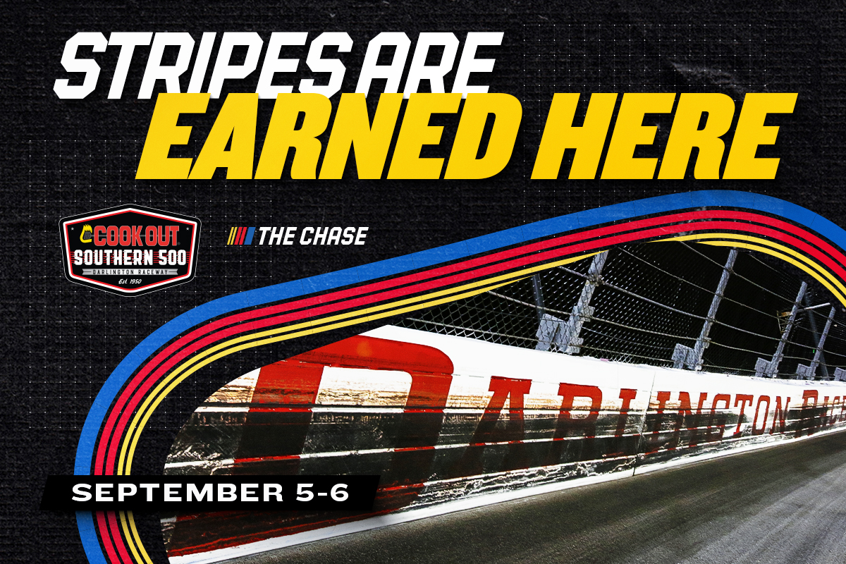Stripes Are Earned Here | Cook Out Southern 500 | The Chase | September 5-6
