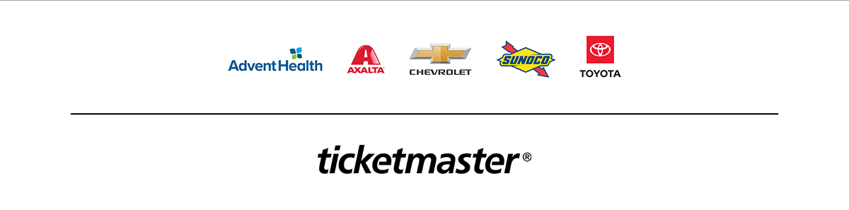 Daytona International Speedway Speedweeks Race & Partner Logos