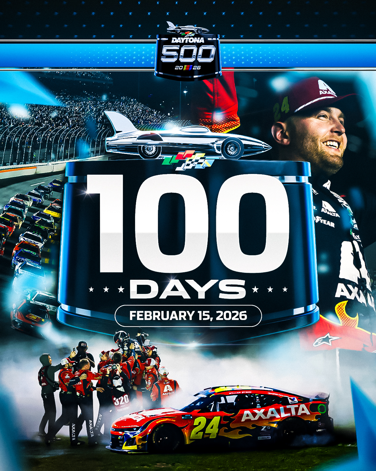 2026 DAYTONA 500 | 100 Days | February 15, 2026