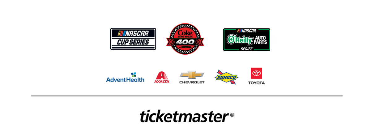 Daytona International Speedway Summer Race & Partner Logos