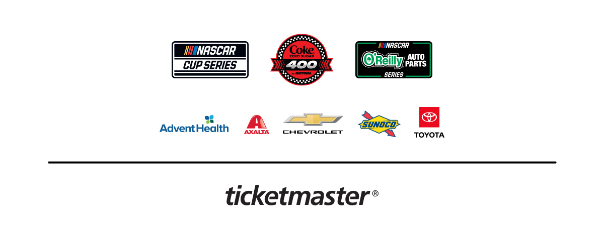 Daytona International Speedway Summer Race & Partner Logos