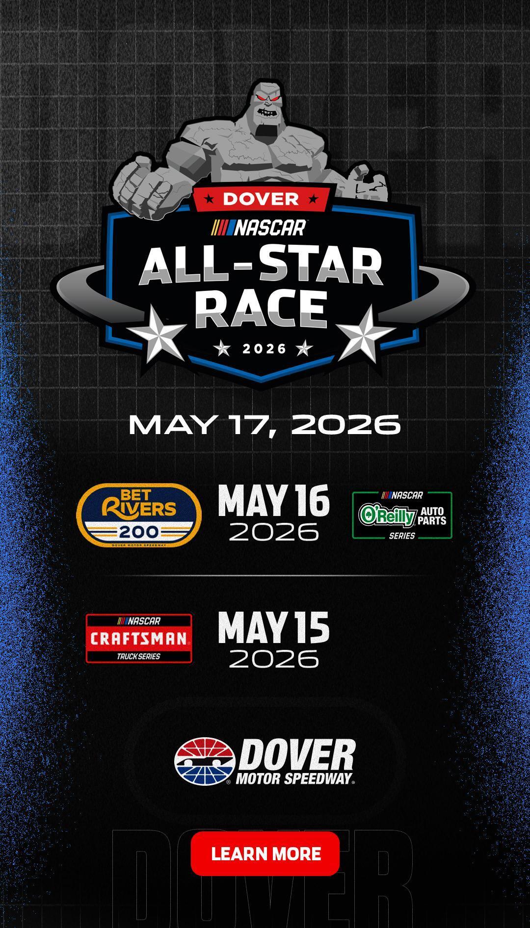 All-Star Race Coming to Dover!