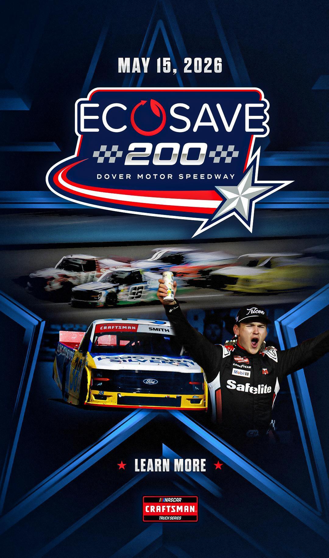 ECOSAVE 200 NASCAR CRAFTSMAN Truck Series Race coming to Dover