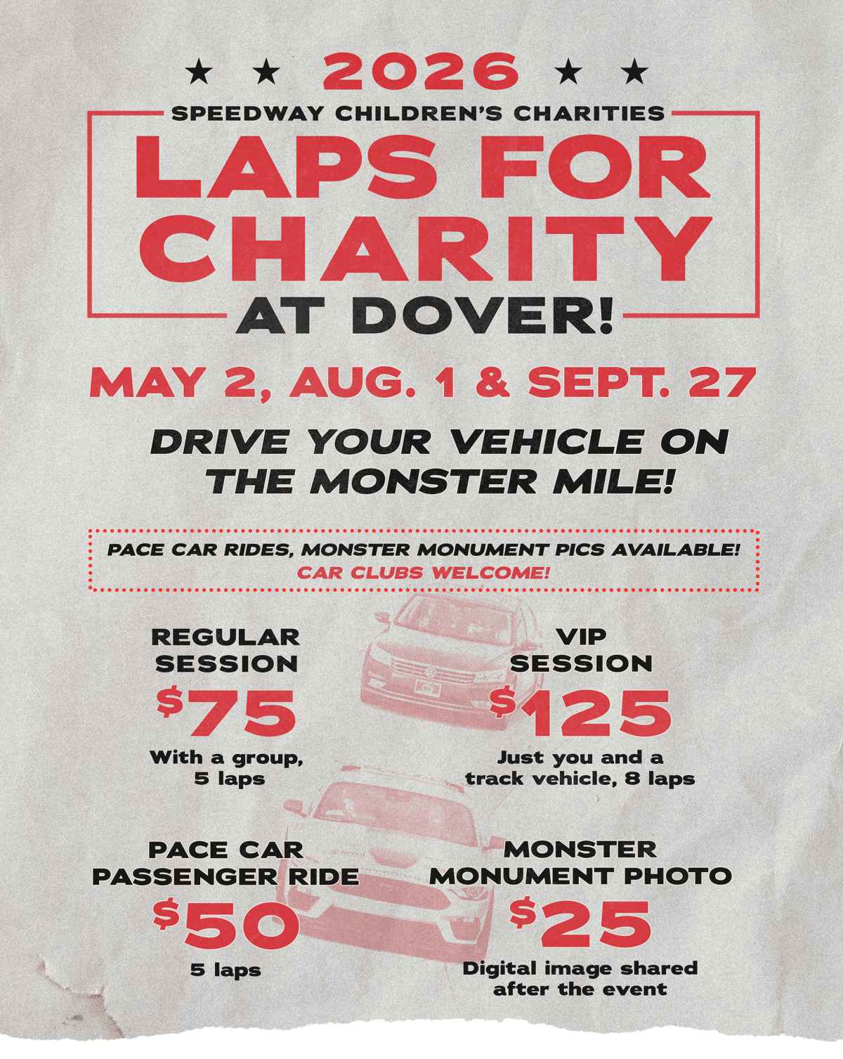 Drive Your Own Vehicle on The Historic Monster Mile