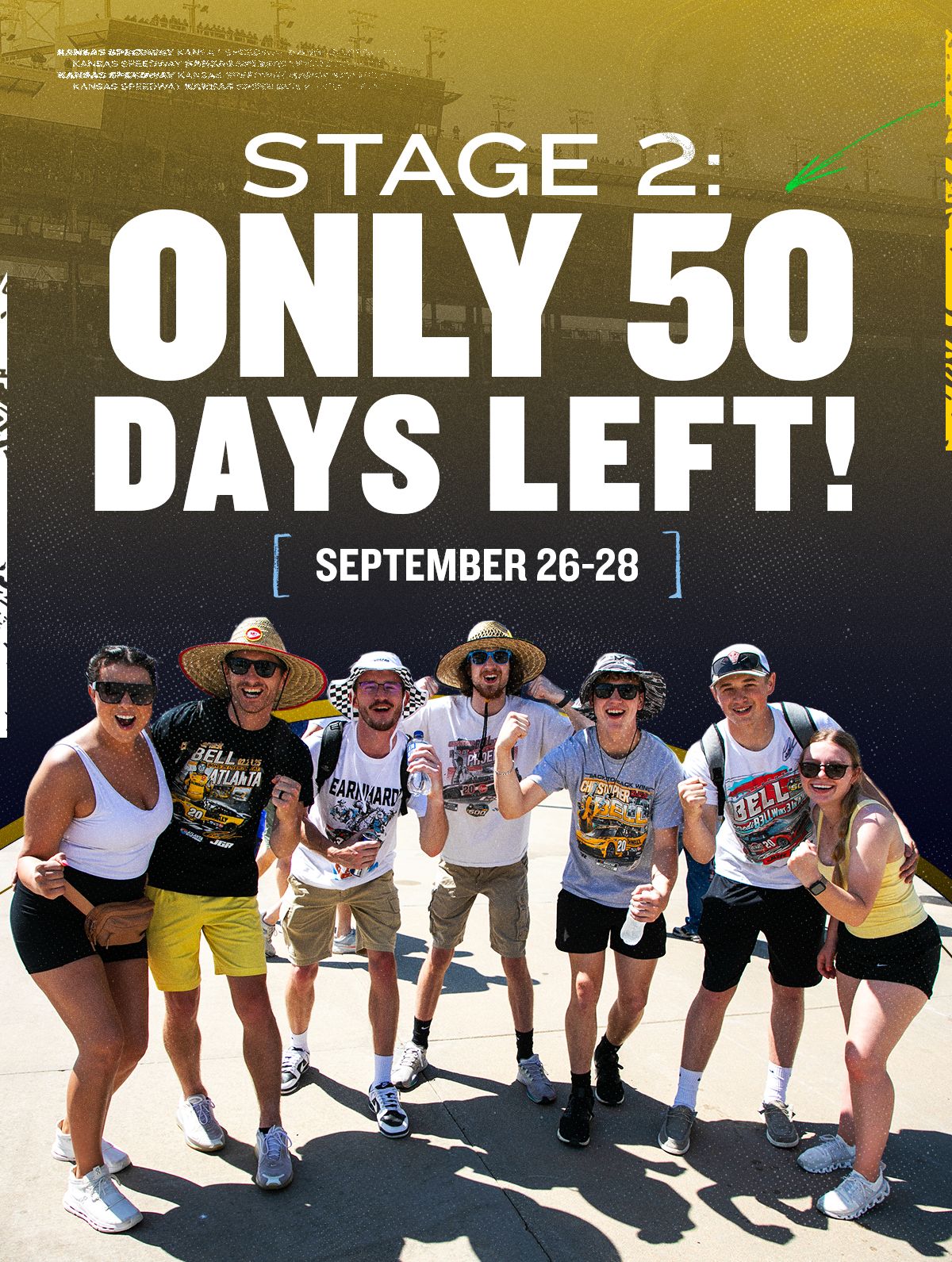 Stage 2: Only 50 Days left! | Sept 26 - 28