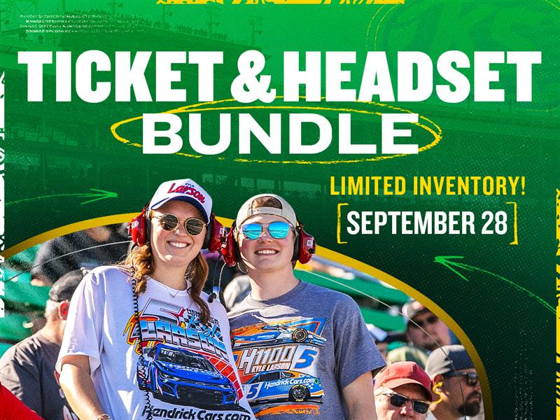Grandstand Seat & Headset Bundle | Limited Inventory | September 28 Grandstand Seat & Headset Bundle | Limited Inventory | September 28