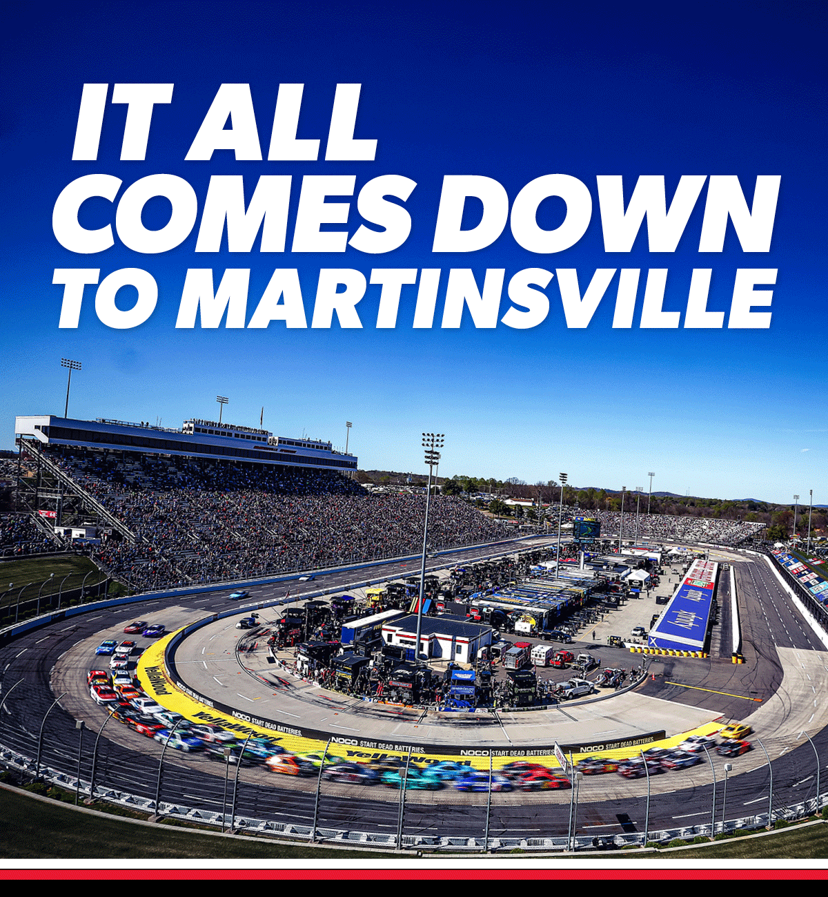 IT ALL COMES DOWN TO MARTINSVILLE