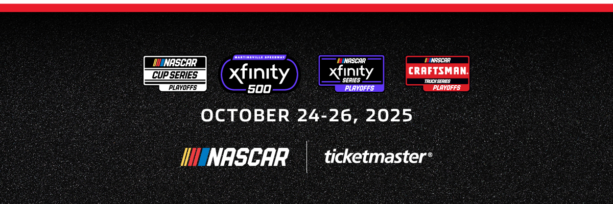 Champ Footer Footer with Championship and NASCAR and Ticketmaster logos