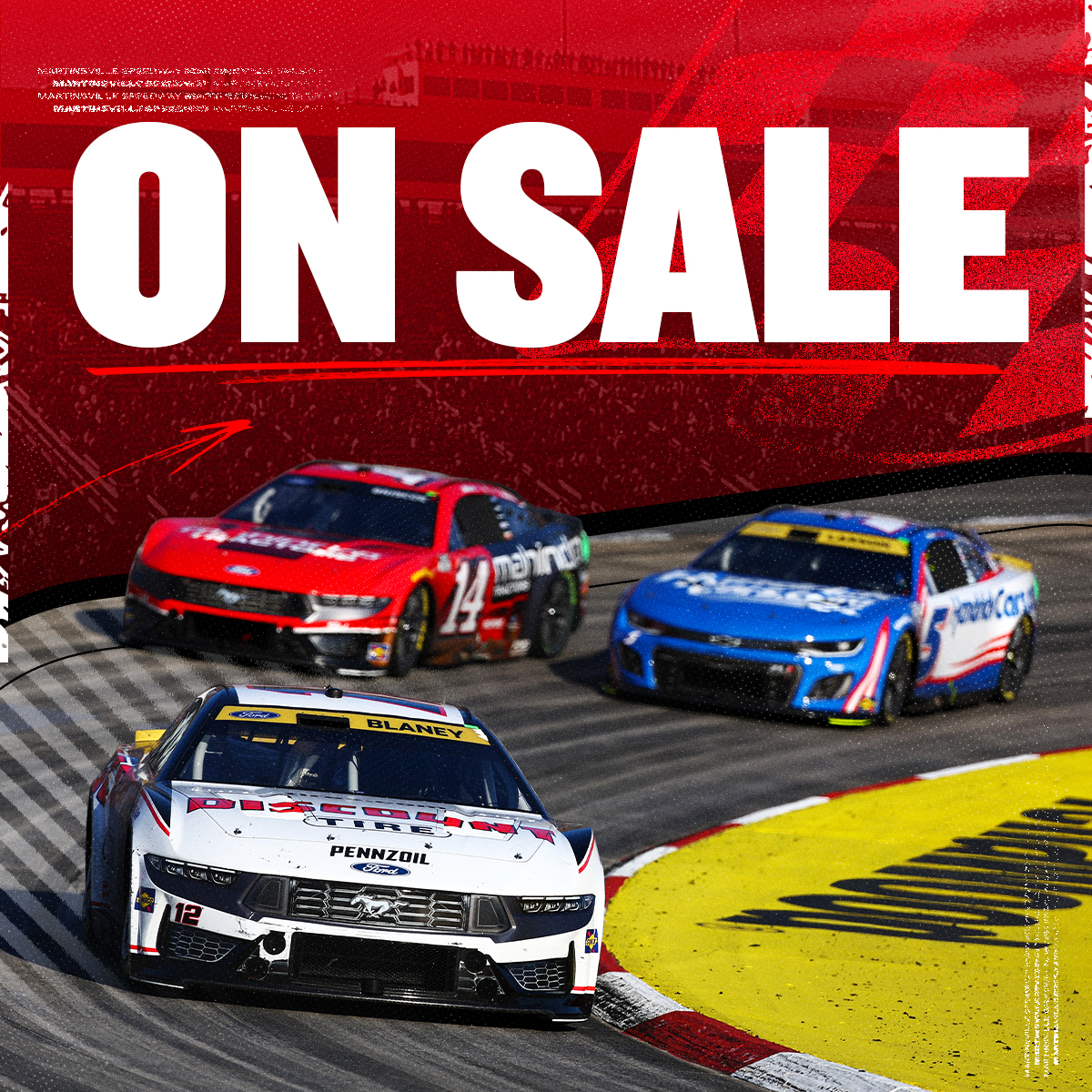 Martinsville 2026 Spring NASCAR action is on sale!