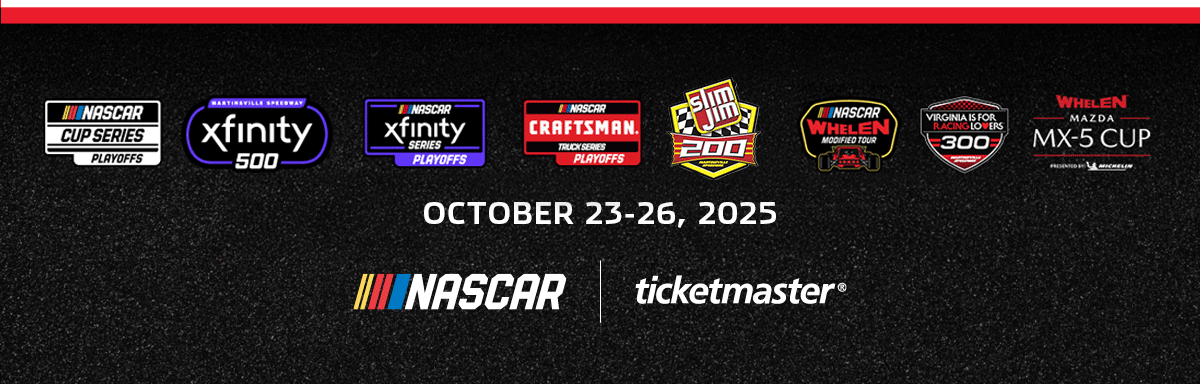 Martinsville Speedway Race & Partner Logos Martinsville Speedway Race & Partner Logos