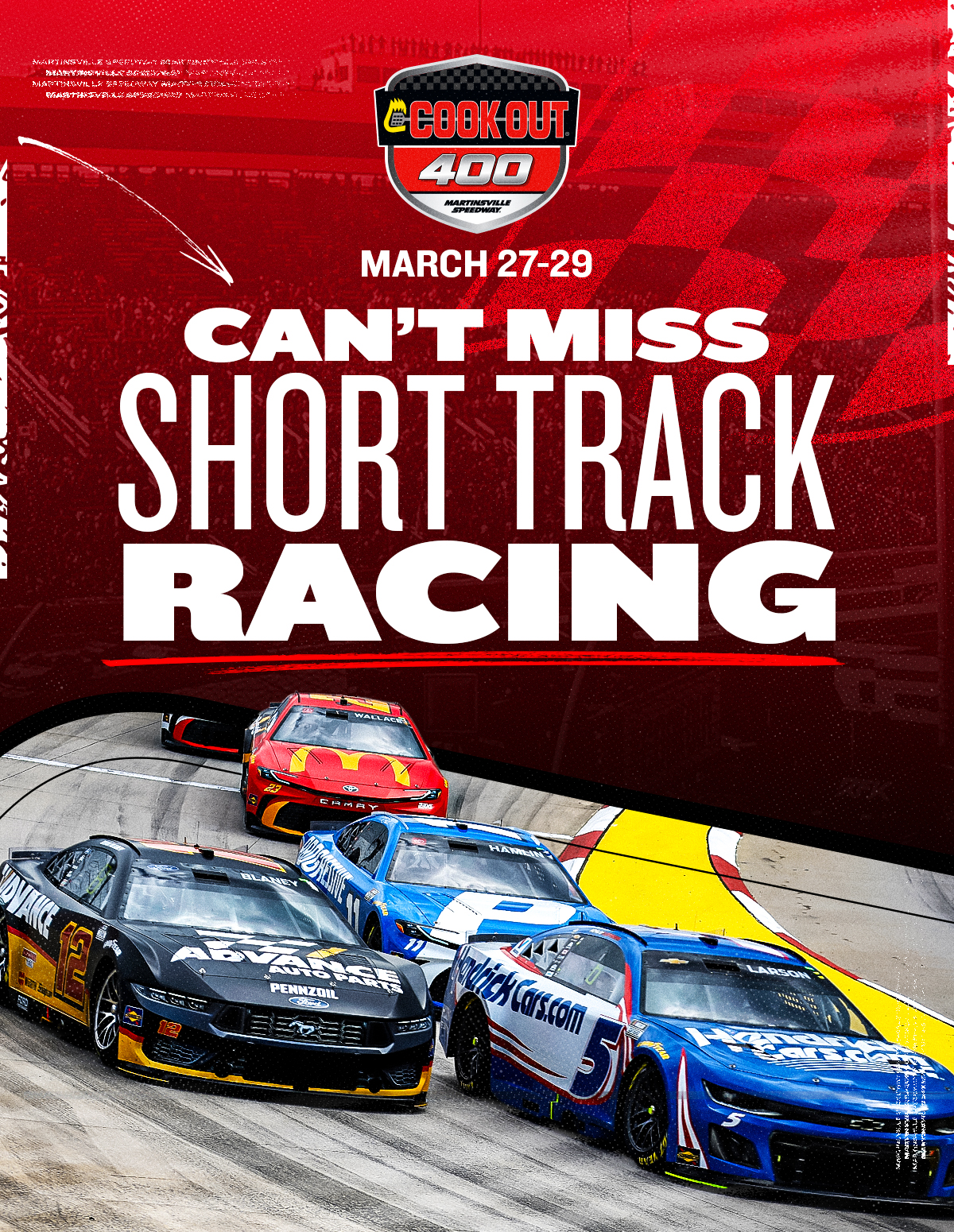 Cook Out 400 at Martinsville Speedway | March 27- 29 | Can't Miss Short Track Racing