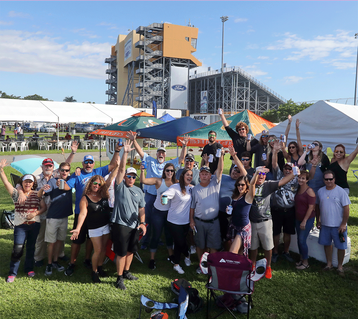 Join us in the Homestead-Miami Speedway Campgrounds