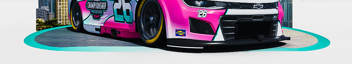 NASCAR Championship Weekend Miami | November 6-8, 2026 | The 2026 NASCAR Championship returns to Homestead-Miami - be there when a new legend is crowned. TICKETS ARE NOW AVAILABLE for NASCAR's biggest weekend. | BUY TICKETS NOW| CHAMPIONSHIP ENERGY. SOUTH FLORIDA VIBES. 