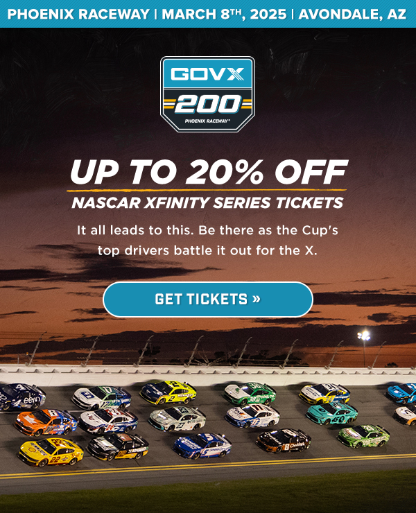 Up to 20% Off the NASCAR Xfinity Series Tickets