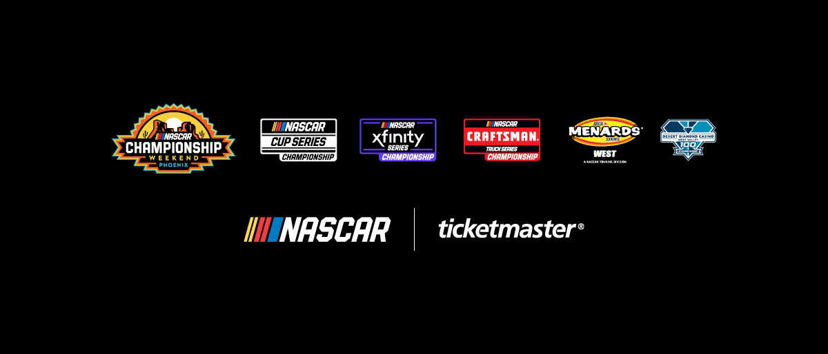 Footer with Championship and NASCAR and Ticketmaster logos