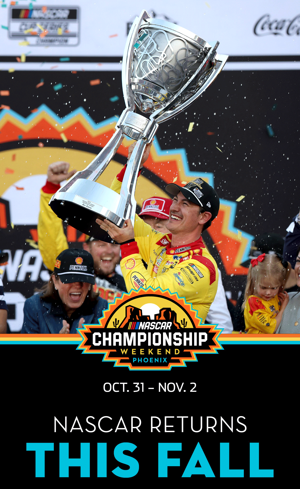 NASCAR Returns This Fall | Xfinity 500 | October 24-26 NASCAR Returns This Fall | Xfinity 500 | October 24-26