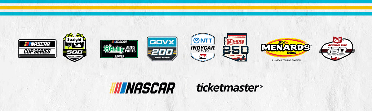 Phoenix Raceway Race & Partner Logos